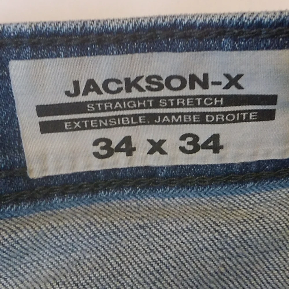Buffalo David Bitton Jackson-X Straight Leg Denim Blue Jeans 34 X 34 - Picture 5 of 8